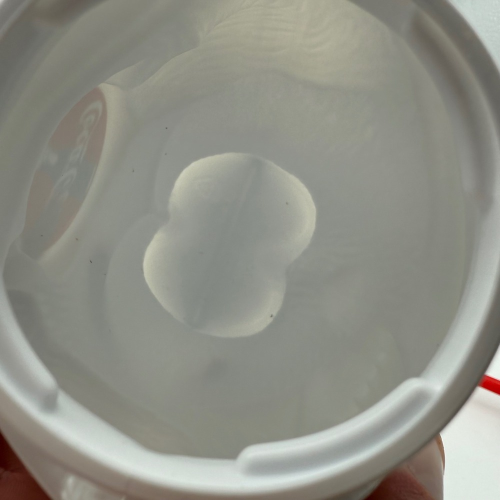 Coca Cola Polar Bear‎ Plastic Cup with Straw Always Coke Vintage 1990s Canada - Picture 5 of 6